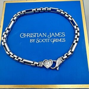 Christian James by Scott Grimes Sterling Silver 5mm Luciano Link Bracelet